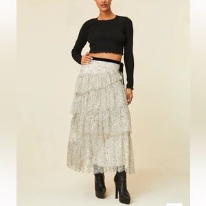 Loveshackfancy Merado Maxi Skirt